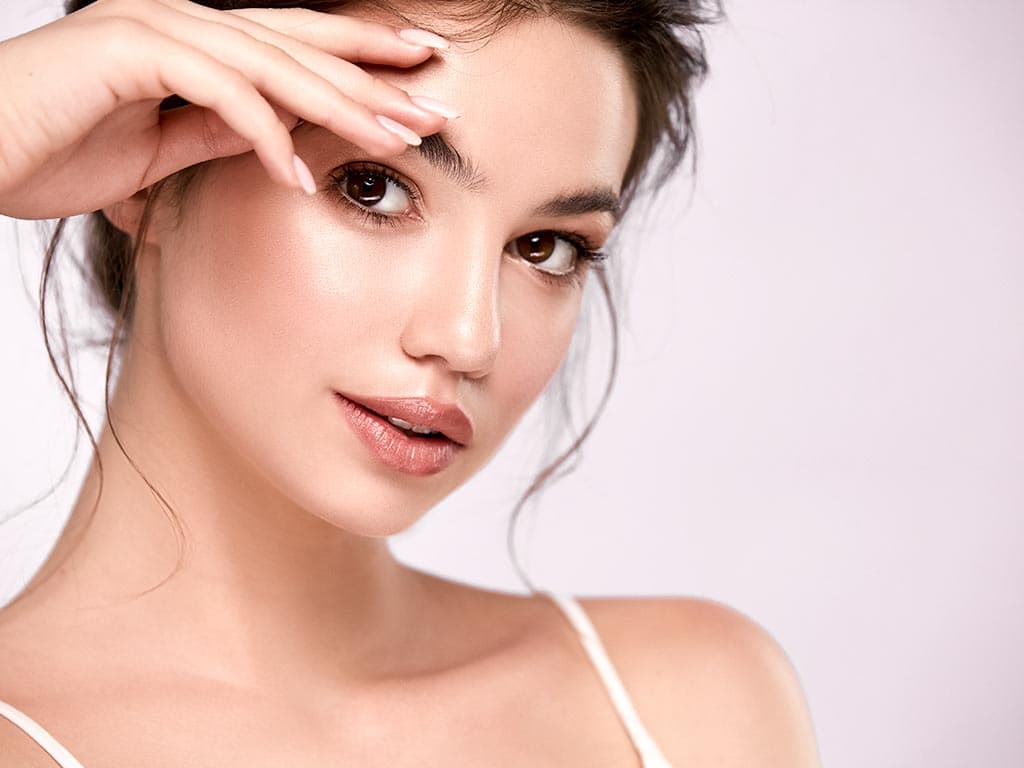 Gesicht nach einer Juvederm Behandlung